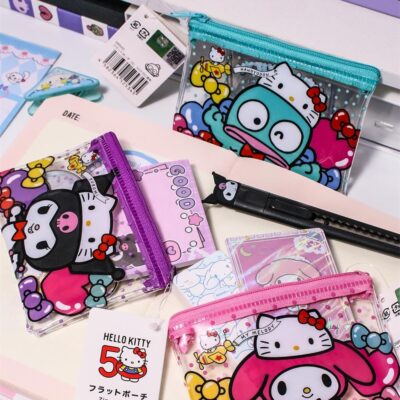 Sanrio Licenced 50th Anniversary Transparent PVC Pouch | Kawaii Gift Shop