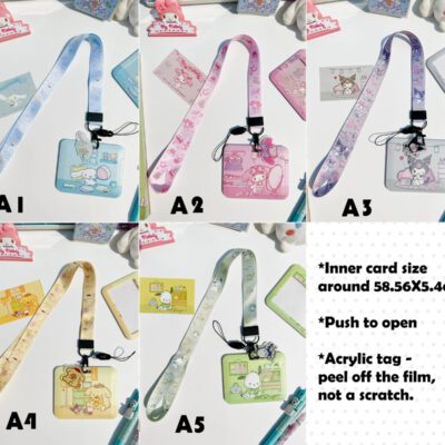 Slid Sanrio Retractable Horizontal Card Holder | Kawaii Gift Shop