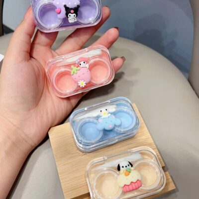 Cute Sanrio Twist-Lid Contact Lens Case | Kawaii Gift Shop