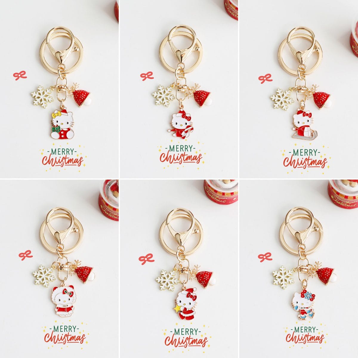 Sanrio Christmas Kitty Keychain | Kawaiigiftshop